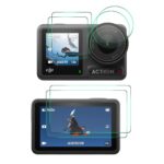 2 Set ENKAY Hat-Prince 0.2mm 9H Tempered Glass Screen Protector Watch Film, For DJI Osmo Action 4 / 3