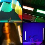 VLOGLITE B15RGB Lámpara de ambiente RGB para fotografía y transmisión en vivo, barra de luz LED de mano - Imagen 3