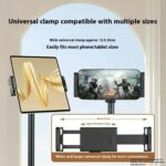 YUNTENG VCT-5229 Soporte de suelo plegable con altura ajustable para smartphones y tabletas - Imagen 4