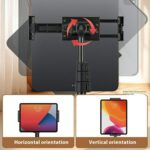 YUNTENG VCT-5229 Soporte de suelo plegable con altura ajustable para smartphones y tabletas - Imagen 5