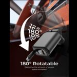 Cargador rápido para teléfono de coche A25 QC3.0 / PD36W con cable, A25 (Grey) - Imagen 2