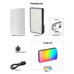 Lámpara de estudio fotográfico VLOGLITE K15RGB para cámara, luz de relleno a todo color de 15 W, luz LED RGB para video - Imagen 5