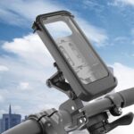 Soporte para teléfono para motocicleta y bicicleta con navegación GPS antivaho y pantalla táctil DS-MT3