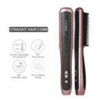 K-SKIN KD388A plancha de pelo de cerámica eléctrica peines PTC calefacción cuidado del cabello peine de peinado masajeador automático alisadoras - Imagen 4