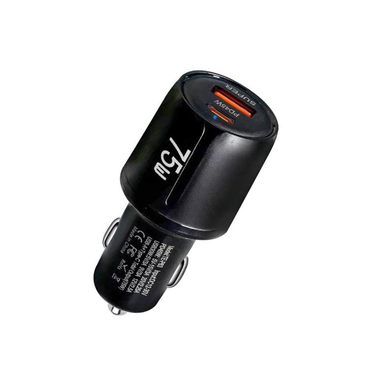 SYA003098101A.jpg Cargador de coche TE-P63 PD45W con USB-C+USB 3.0 y compatibilidad con múltiples protocolos, TE-P63 - Imagen 1