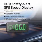 C79 Dispositivo de advertencia de exceso de velocidad HUD multifuncional para vehículos con velocímetro GPS - Imagen 2