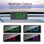 C79 Dispositivo de advertencia de exceso de velocidad HUD multifuncional para vehículos con velocímetro GPS - Imagen 4