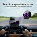 C79 Dispositivo de advertencia de exceso de velocidad HUD multifuncional para vehículos con velocímetro GPS - Imagen 5