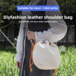 Bolsa bandolera de cuero impermeable de gran capacidad DJ-65 con cordón ajustable, For DJI Neo 2 / Neo - Imagen 3