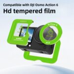 Protector de pantalla de vidrio templado curvo con lente integrado, For DJI Osmo Action 6 - Imagen 3