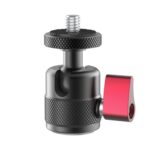 Mini base de montaje panorámica con rótula metálica y rotación de 360 ​​grados., Metal Ball Head
