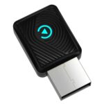 Adaptador inalámbrico CP025 Wi-Fi 6 de 5 GHz con conexión por cable a inalámbrica para CarLink Box 2 en 1 y Android Auto., CP025 (Black)