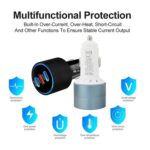 TE-P68 125W PD65W Tipo-C x 2 + Cargador de coche USB Buck Boost apto para portátiles, TE-P68 125W - Imagen 4