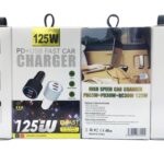 TE-P68 125W PD65W Tipo-C x 2 + Cargador de coche USB Buck Boost apto para portátiles, TE-P68 125W - Imagen 5
