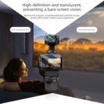3 láminas protectoras antiarañazos para pantallas de cámara, For DJI Osmo Pocket 4 AR Anti-Reflective Glass - Imagen 6