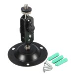 Monitoreo montado en la pared Soporte universal Soporte de cámara CCTV Soporte de monitor de 360 ​​grados Cámara ajustable Rotación de seguridad