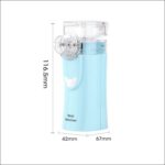 Nebulizador de red de salud RZ823, inhalador de asma para niños y adultos de mano, Mini nebulizador ultrasónico de inhalación para el cuidado - Imagen 3