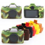 Richwell silicona suave TPU piel cuerpo goma Cámara funda bolsa cubierta completa para cámara Digital Fujifilm Fuji X-T100, For FUJI XT100 - Imagen 2
