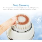 Duosi DY-103 USB recargable cepillo de limpieza facial eléctrico impermeable facial limpieza profunda de poros masajeador exfoliante aceite suciedad espinillas eliminar - Imagen 4