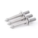 Púas de pie de acero inoxidable para trípode profesional 3PCS