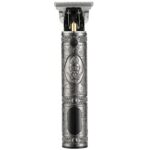 VGR V-228 Cortapelos con Grabado Retro USB de 5 W y Pantalla Digital LED, V-228 (Silver)