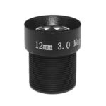 Weesee 3MP 12mm M12 26,2 grados de ángulo de visión horizontal, F2.0 lente de CCTV de placa IR fija Lris para cámara de seguridad HD