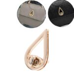 2 PCS Bloqueo de hardware para bolsos Bloqueo giratorio