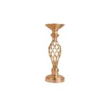 Candelabro de hierro forjado chapado en oro, decoración de accesorios de boda para ventana, 40cm