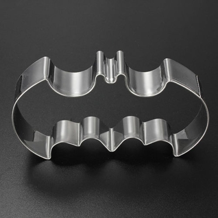 TBD01123433.jpg 2 piezas de acero inoxidable cortador de galletas molde de modelado de murciélagos molde de corte de Halloween herramienta de bricolaje - Imagen 1
