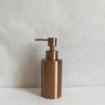 Dispensador de jabón para encimera de botella de jabón de manos de acero inoxidable, 250ml