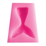 10 piezas Fondant sirena cola de pez molde de silicona herramientas para hornear molde de decoración de pasteles de chocolate - Imagen 4