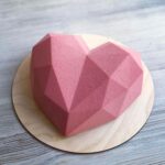 3 UNIDS Diamond Love DIY Cake Molde de Silicona Esponja Herramienta para Hornear Molde de Postre de Mousse de Gasa - Imagen 2