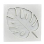 2 piezas DIY árbol hoja fondant molde chocolate pastel decoración molde, Tree Leaf Shape(Gray)