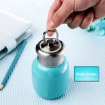 Mini lindos frascos de vacío de café termo taza de acero inoxidable bebida de viaje botella de agua termos tazas, 200ML - Imagen 5