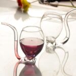 Taza de vidrio creativa de 300 ml Taza de leche con paja Taza de bebida fría Taza de jugo Copa de vino - Imagen 5