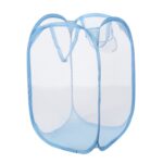 3 uds plegable Pop-Up bolsa de lavado cesta para la colada bolsa cesto de malla de almacenamiento Pueple cesta para ropa sucia - Imagen 2