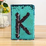 Papelería creativa, cuaderno con escamas de pescado y letras, Bloc de notas para oficina y negocios con tapa de lentejuelas - Imagen 2