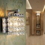 Lámpara de pared de cristal del pasillo del pasillo de la sala de estar del dormitorio moderno simple creativo de una sola cabeza con fuente de luz LED de 5W - Imagen 5