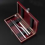 Juego de herramientas para recoger orejas de caja de madera 8 en 1 - Imagen 4
