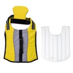 Chaleco salvavidas para mascotas, Airbag, traje de baño inflable de seguridad plegable para perros, L - Imagen 2