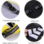 Chaleco salvavidas para mascotas, Airbag, traje de baño inflable de seguridad plegable para perros, L - Imagen 3