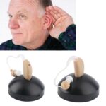 Audífonos recargables Audífonos para personas mayores, enchufe de EE. UU.