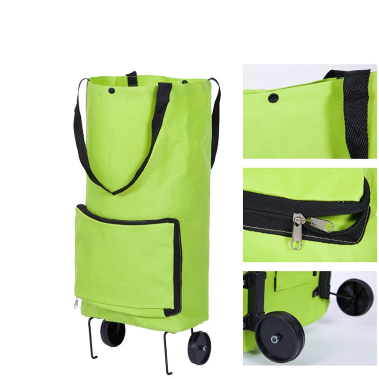 TBD0122326201A.jpg Bolsas de compras portátiles plegables reutilizables, bolsa para verduras, organizador de alimentos de alta capacidad, carrito, bolso con ruedas, bolso, Vegetables Bag - Imagen 1