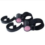 2 unids/lote accesorios de cochecito de bebé gancho multifunción cochecito de bebé gancho de plástico negro, Plastic Hook(Pink)