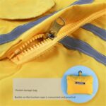 Impermeable reflectante plegable con capucha para mascotas, ropa impermeable para perros, S - Imagen 5