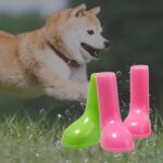 4 PCS/Set Botas de lluvia para mascotas Zapatos antideslizantes impermeables para perros, M - Imagen 3