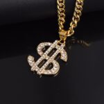 Cadena de suéter con collar en forma de S Hip-Hop - Imagen 2