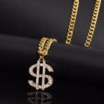 Cadena de suéter con collar en forma de S Hip-Hop - Imagen 3