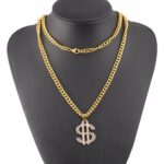 Cadena de suéter con collar en forma de S Hip-Hop - Imagen 5