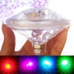 Espectáculo de luz de baño de moda IP67 Lámpara que brilla intensamente cambiante de color LED RGB subacuática impermeable con 7 modos